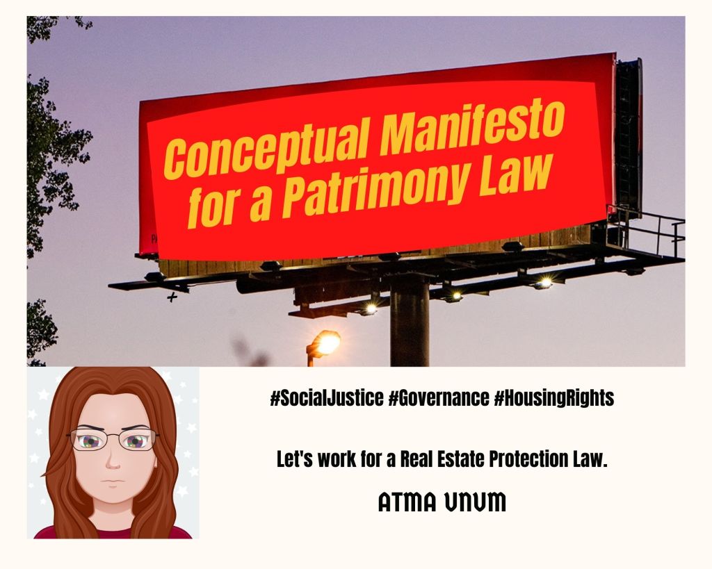 Conceptual Manifesto for a Patrimony Law